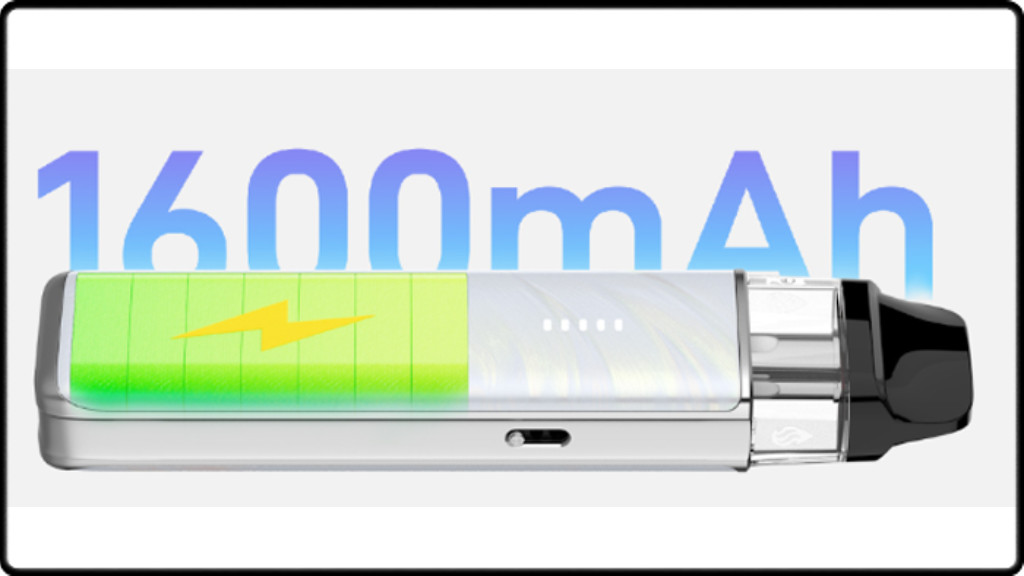 1600mAh, charge rapide